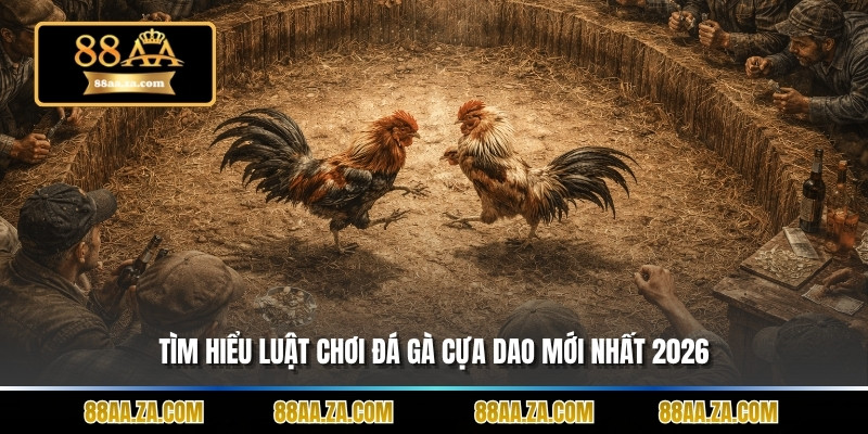 Tìm hiểu luật chơi đá gà cựa dao mới nhất 2026